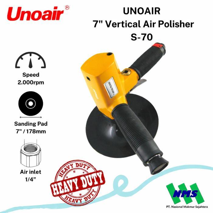 Mesin Poles Angin Vertical Air Vertical Polisher UNOAIR S-70