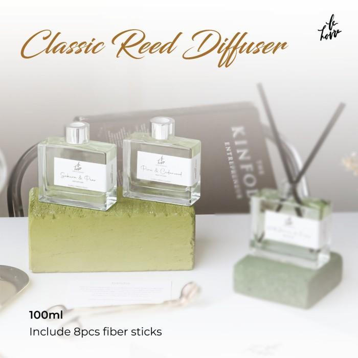 Reed Diffuser Classic 100ml by Le Havre - B.Rose&LycheeTerlaris