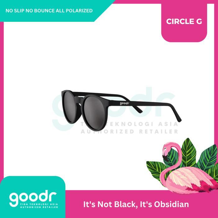 Goodr Kacamata Olahraga CG - It's Not Black, It's Obsidian