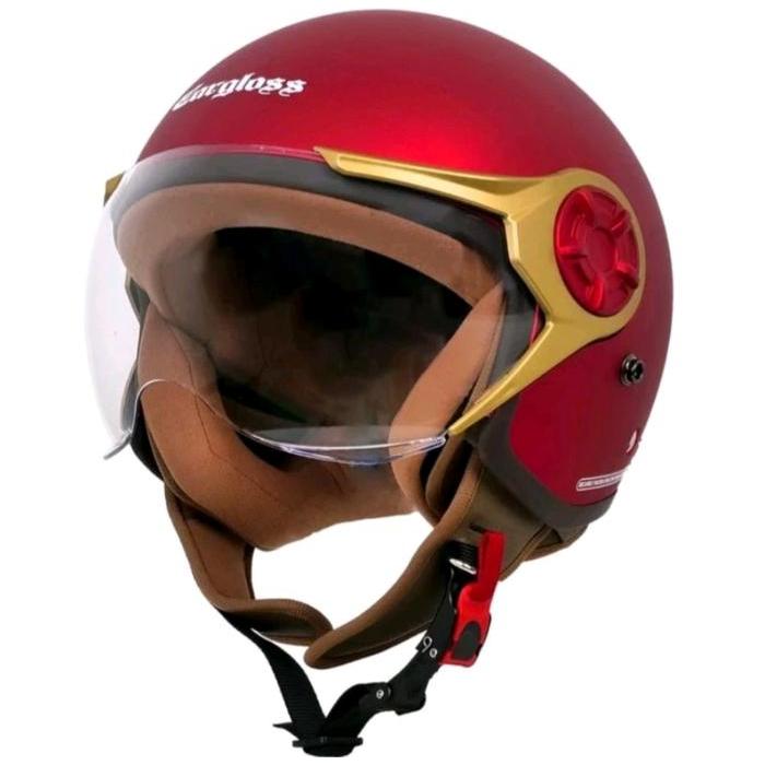 Helm Hijab Helm Cargloss Hijab Yrh Solid Helm Pilot Helm Dewasa Cargloss Original Sni
