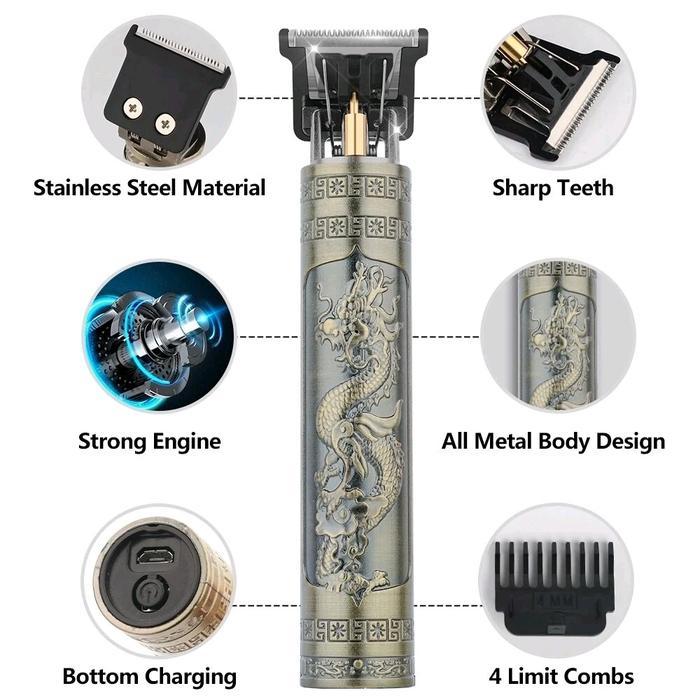 ALAT CUKUR RAMBUT ELEKTRIK CAS Pemotong Rambut Profesional Hair Clipper Alat Potong Rambut Pangkas
