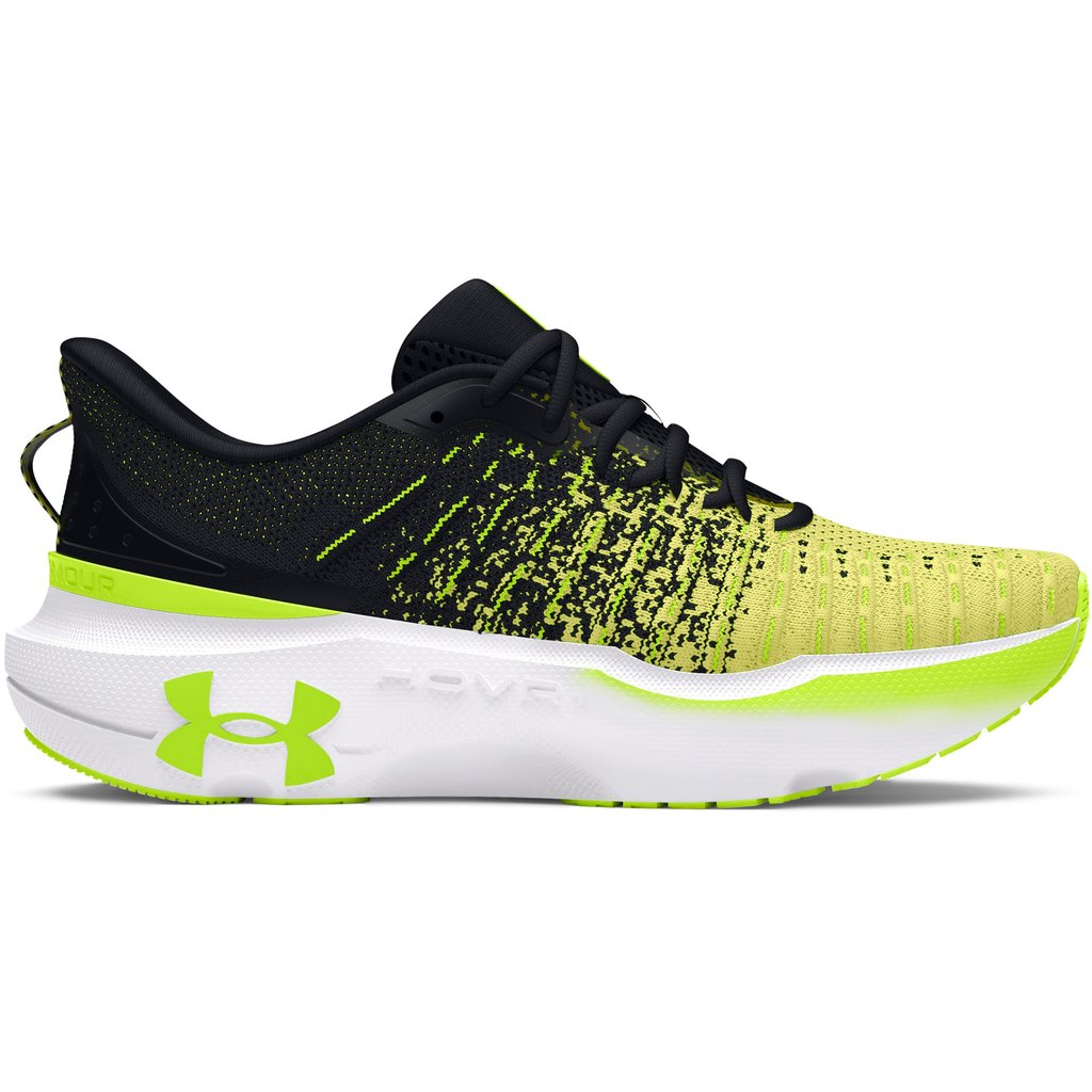 UA Infinite Elite Men's Running Shoes - Black / Sonic Yellow