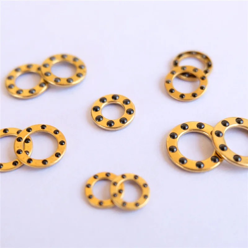 10pcs/Lot Mini Plane Axial Ball Bearing Ceramic Steel Thrust Copper Protection Folding Knife