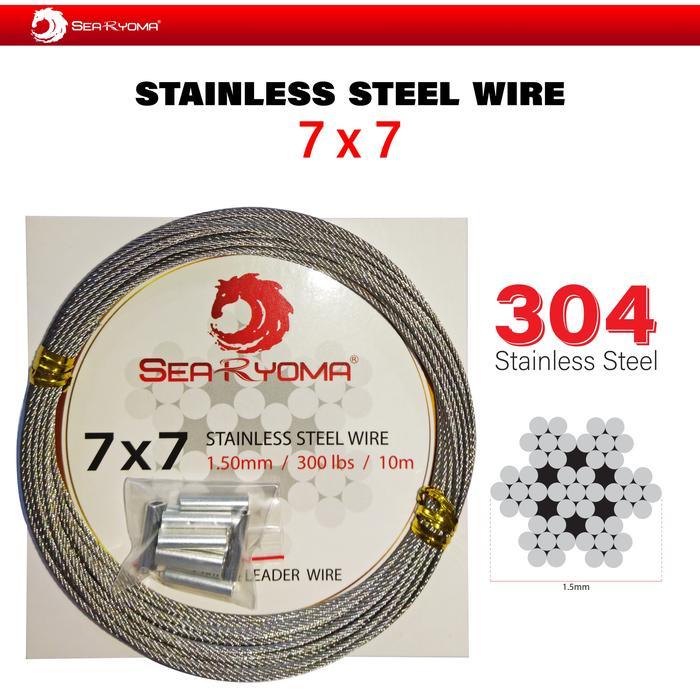 Maguro - Stainless Steel Wire Leader 7X7 - Neklin Serabut Sus 304