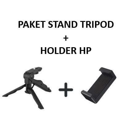 TRIPOD HOLDER HD32 + HOLDER U + HOLDER L / STAND TRIPOD HOLDER HAND GRIP / TRIPOD MINI VLOG KAMERA