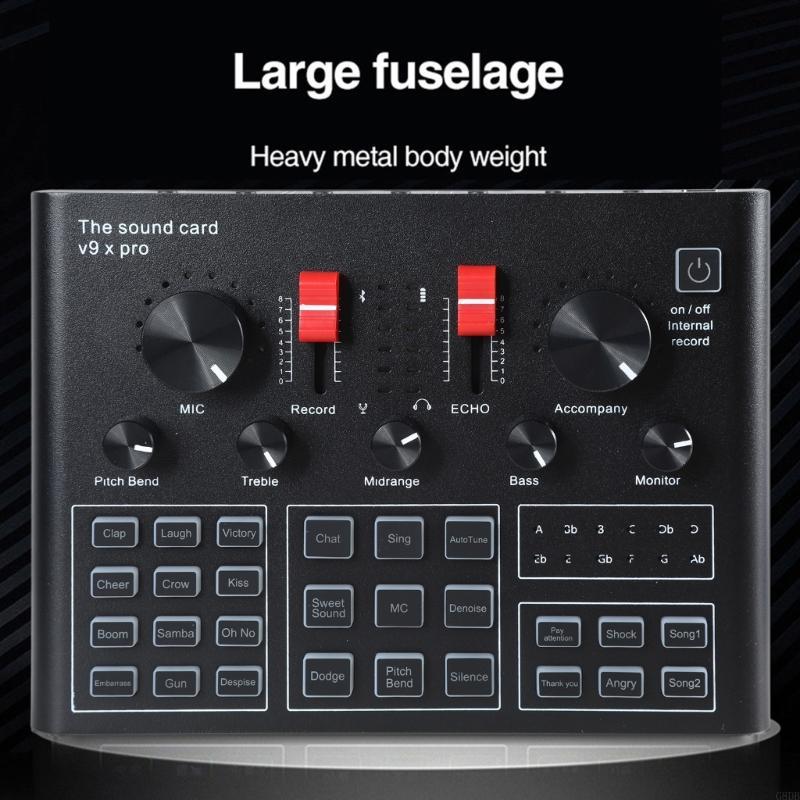 G8DB K Song Live Sound Card Set Computer Live Broadcast External Sound Card Mic