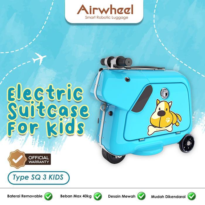 BISA COD AIRWHEEL KOPER SQ 3 MINI BIRU KOPER ANAK BISA JALAN