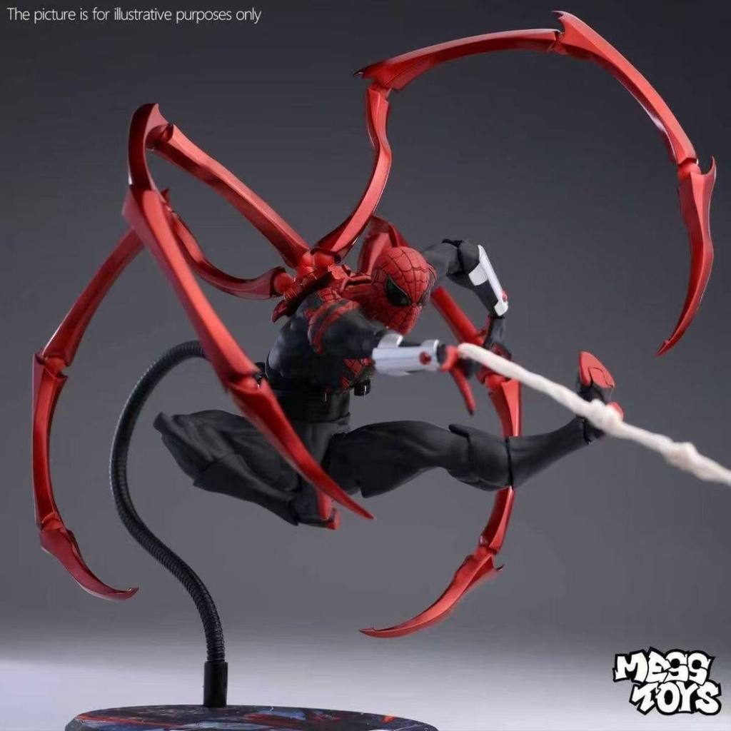 MESS TOYS Superior Spider-Man Doc Ock Articulated Action Figure Ultimate Spider-Man Model