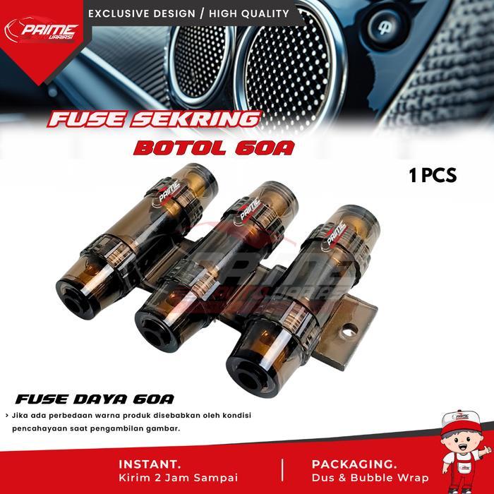 "New" Sekering Audio 60A Fuse Audio 60A Sekring Audio Mobil 60A