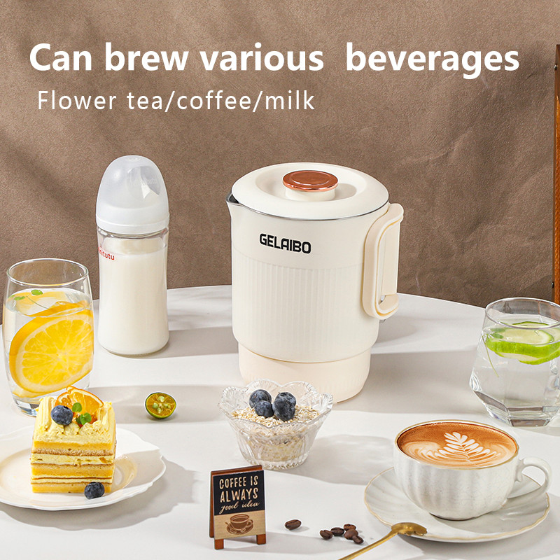 GELAIBO electric kettle folding kettle travel portable kettle 304 stainless steel electric kettle