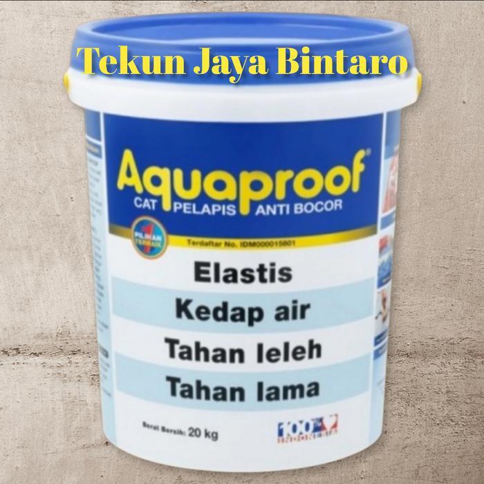 AQUAPROOF HITAM - 20 KG - CAT PELAPIS ANTI BOCOR