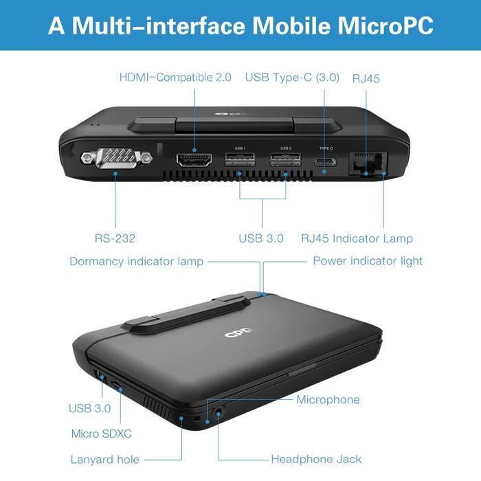 Promo Gpd Micro Pc 8Gb/256Gb Pocket Mini Laptop 6 Inch Windows 10 N4120 Terlaris