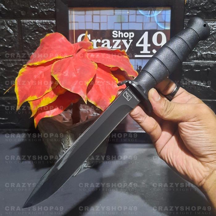 DISKON Pisau Survival Outdoor Extrema Ratio A58 Ergonomis Include Sarung / Pisau Tactical / Survival