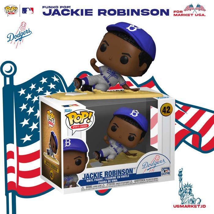 HOT SALE FUNKO POP MLB BROOKLYN DODGERS - JACKIE ROBINSON SLIDING EXCLUSIVE TERMURAH