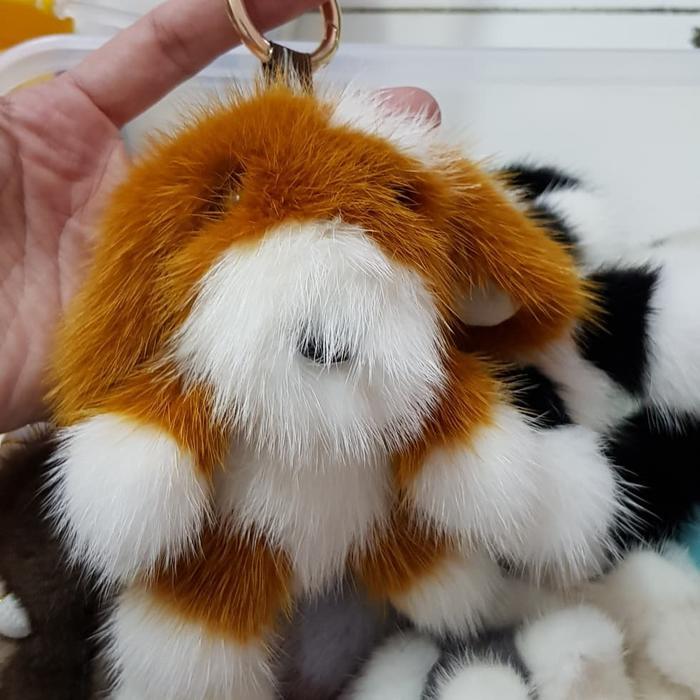 Dogie Kopenhagen Mink Fur Bag Charm