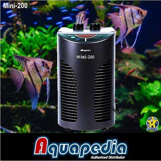 Resun Mini-200 Pendingin Suhu Air Aquarium Aquascape Water Chiller Cooling System Resun Mini200