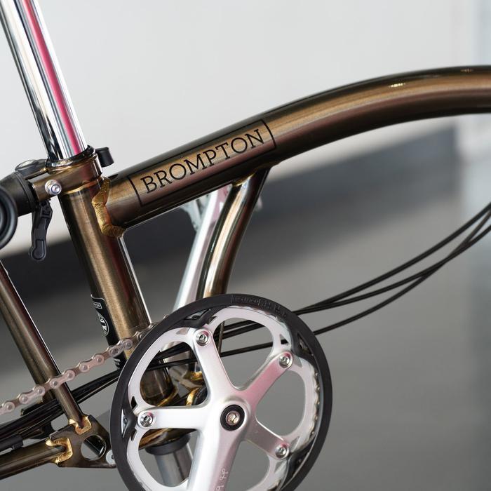 Sepeda Brompton M6R Raw Lacquer