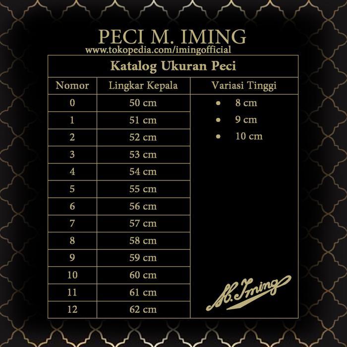 Promo Peci M. Iming Original - Peci Polos Seri K Terlaris