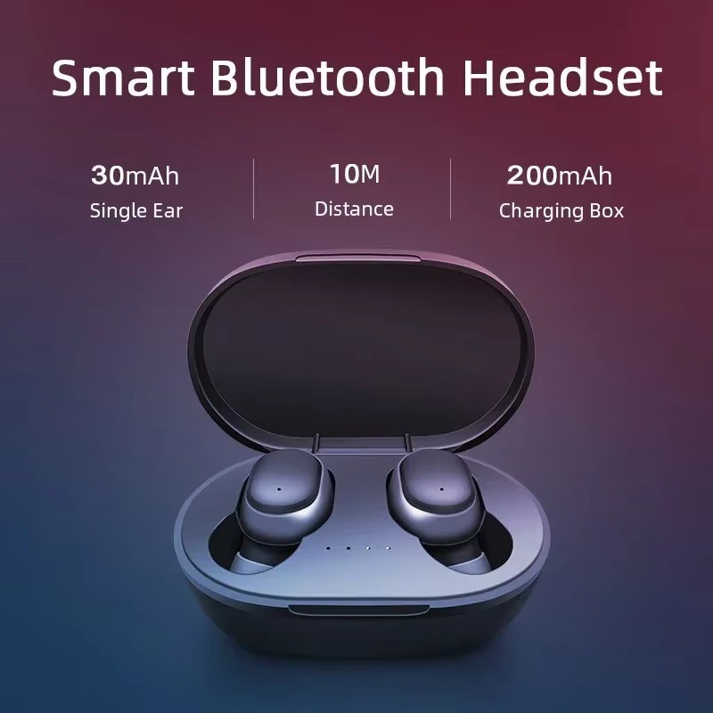 Original A6S TWS Wireless Bluetooth Headset with Mic Earbuds Bluetooth Headphones