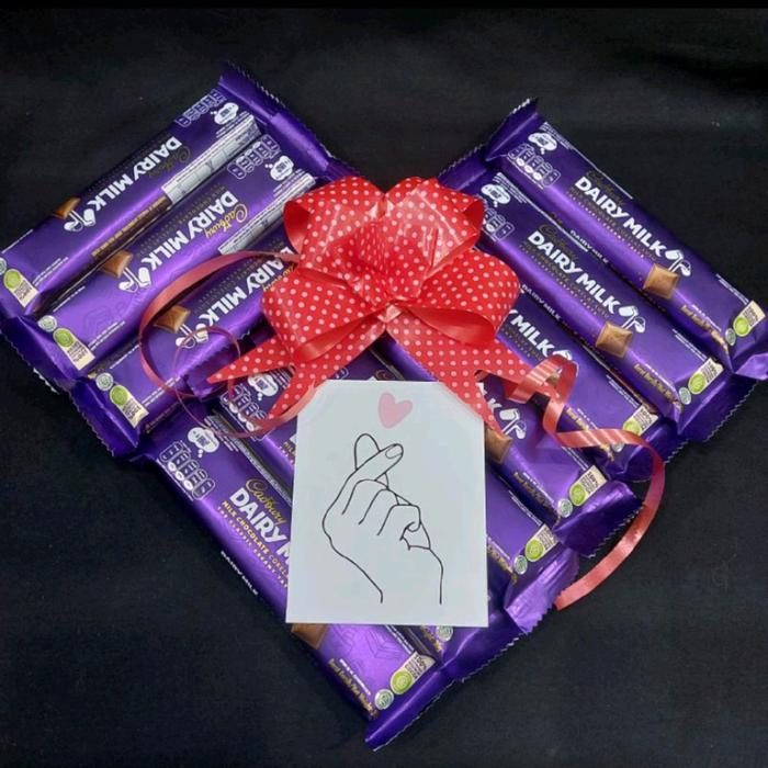 Promo Snack Love Parcel Hampers Hadiah Coklat Love Viral Coklat Silverqueen Terlaris