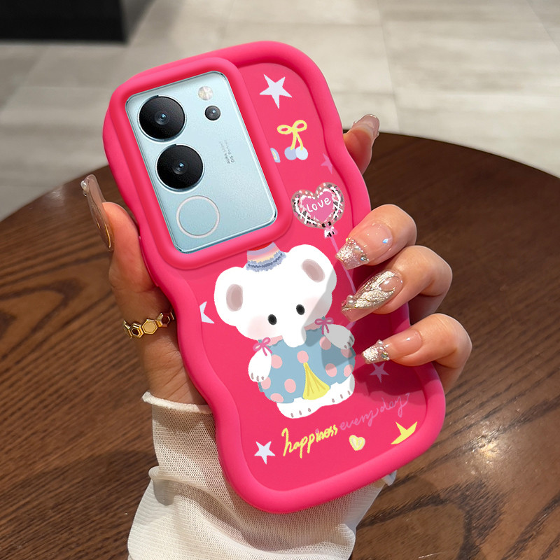 Casing HP Untuk VIVO V29 5G V29 Pro 5G Case Cute little elephant Kasing silikon Cesing Mudah digengg