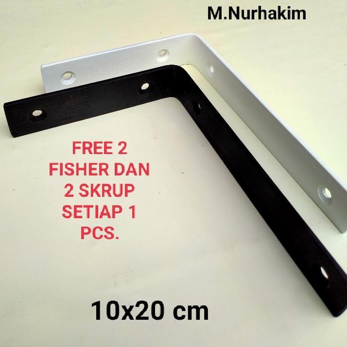 PRODUK TERBATAS BESI SIKU ANBALAN KAYU RAK SUDUT RAK DINDING PENYANGGA RAK