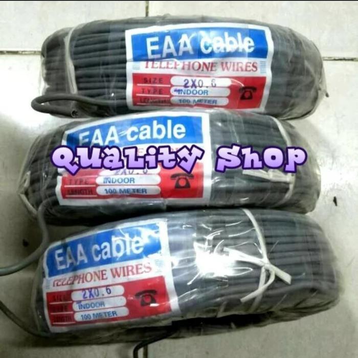Ada Stok KABEL TELEPHONE ISI 2 UNTUK RUMAH BURUNG WALET