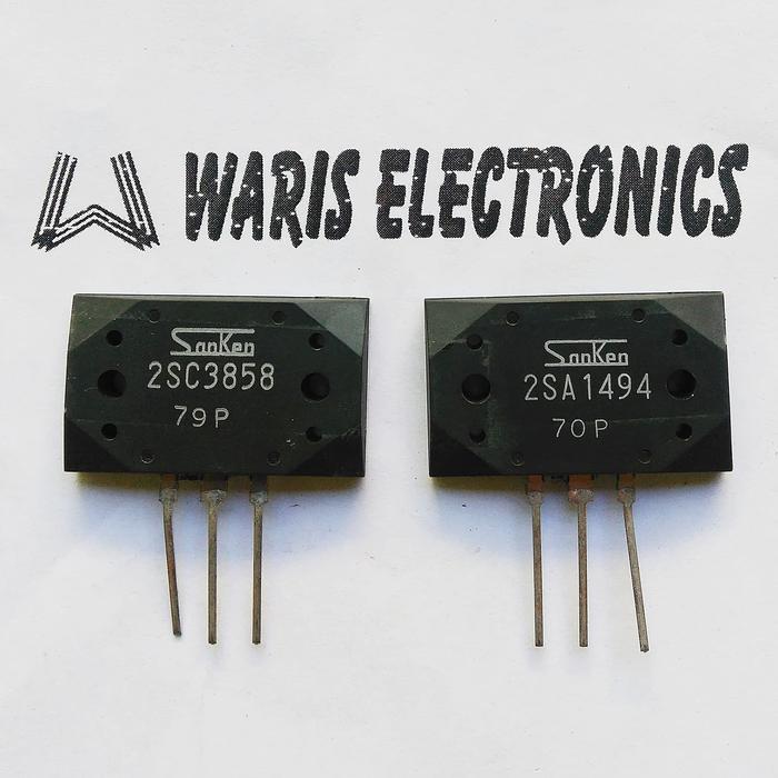 Transistor Final Sanken 2Sa1494 - 2Sc3858 Ori Japan Terlaris