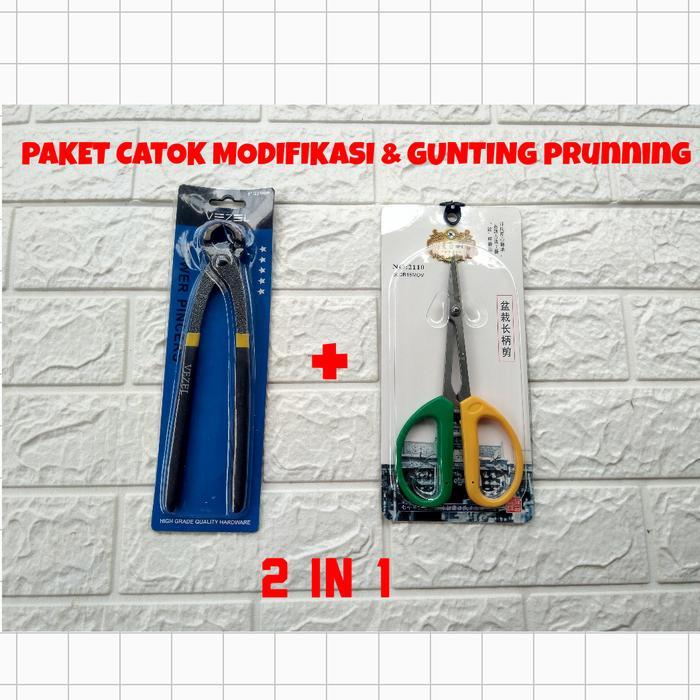 hemat catok bonsai Paket Hemat Catok Bonsai Modifikasi dan Gunting Pruning untuk Perawatan Tanaman b