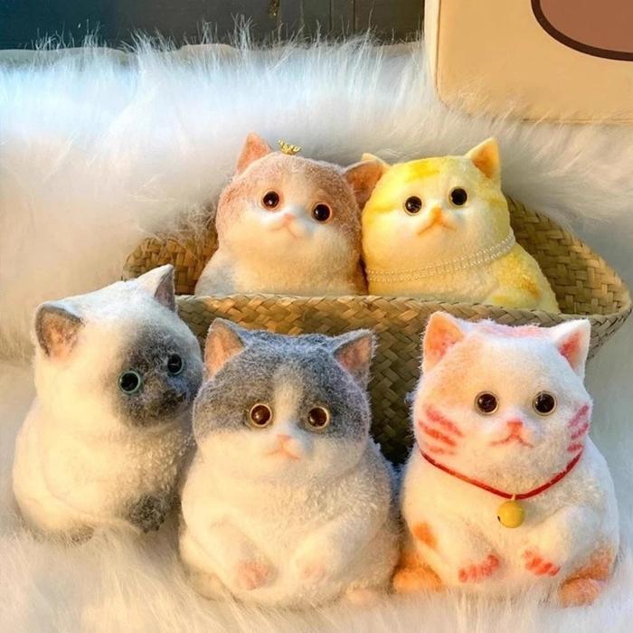 Miniso - Squishy/Squishy Kucing/Lembut Mainan Dekompresi Kucing/Anti Stress Pencet Anak/Squishy