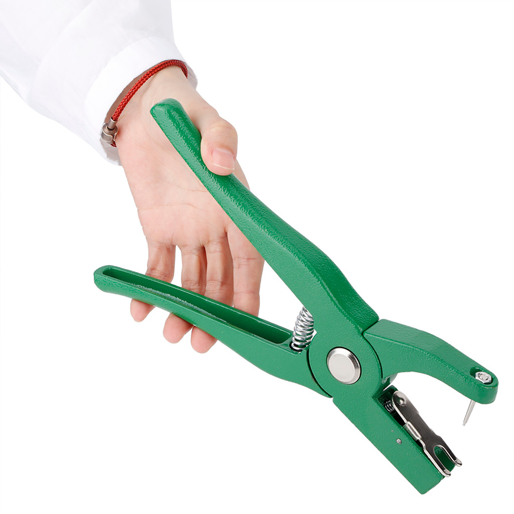 Poultry Ear Tag Plier Equipment Aluminium Alloy Livestock Marking Tool for Pig Sheep Goat Cattle