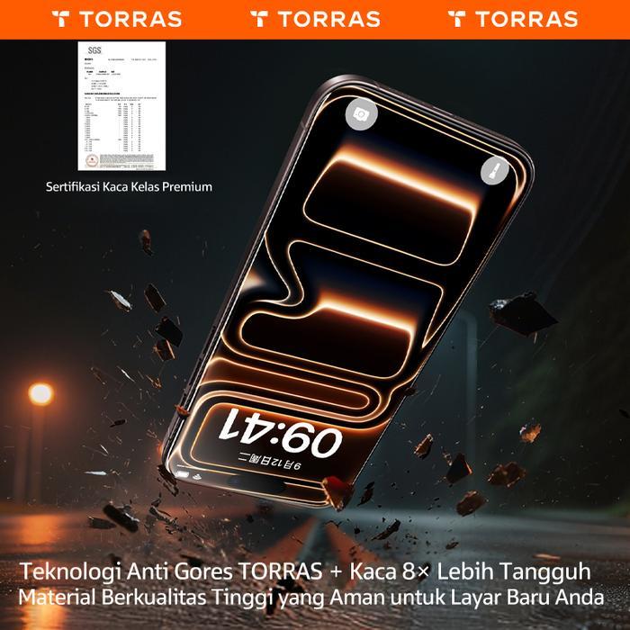BoomSale TORRAS 3D AR OrigArmor tempered glass compatible for tempered glass iphone 17 Pro iphone 16