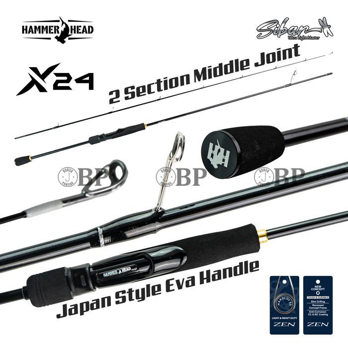 Odysseyerss// Hammer Head Joran Spinning Sibar Ultra Light Ul Master S662Ul S702Ul X24 Solid Carbon
