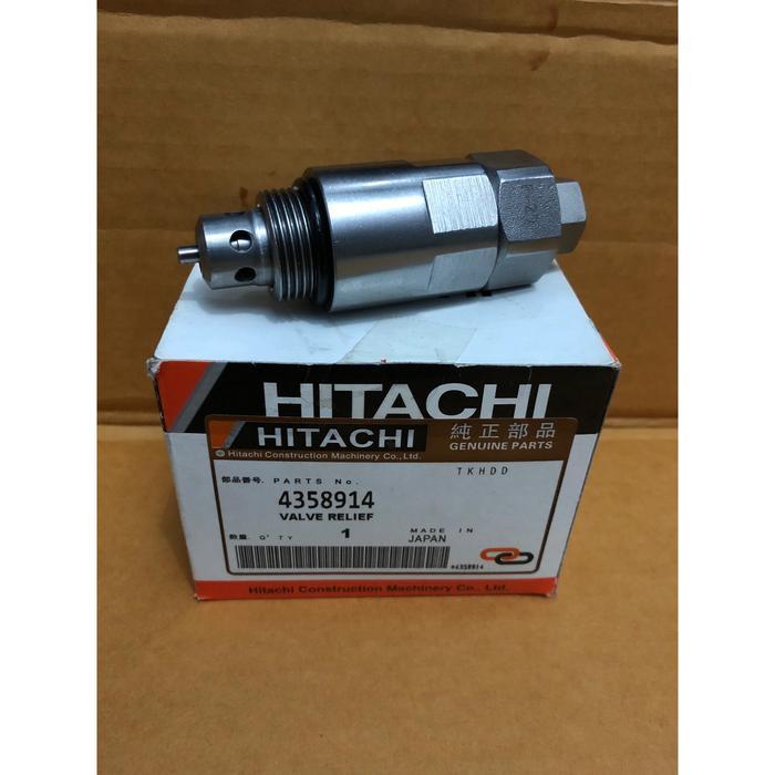 4358914 RELIEF VALVE ZAXIS 200 ZAXIS 210 HITACHI OK.