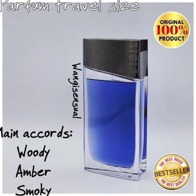 Parfum Travel Size Azzaro Visit For Men 50ml ( TANPA BOX )