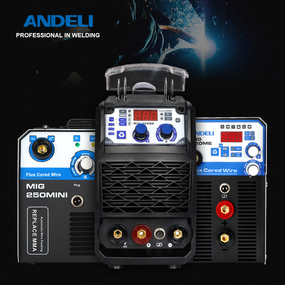 . Andeli Mig-250 Gasless Mig Welding Machine Household Mini Mig Welding -