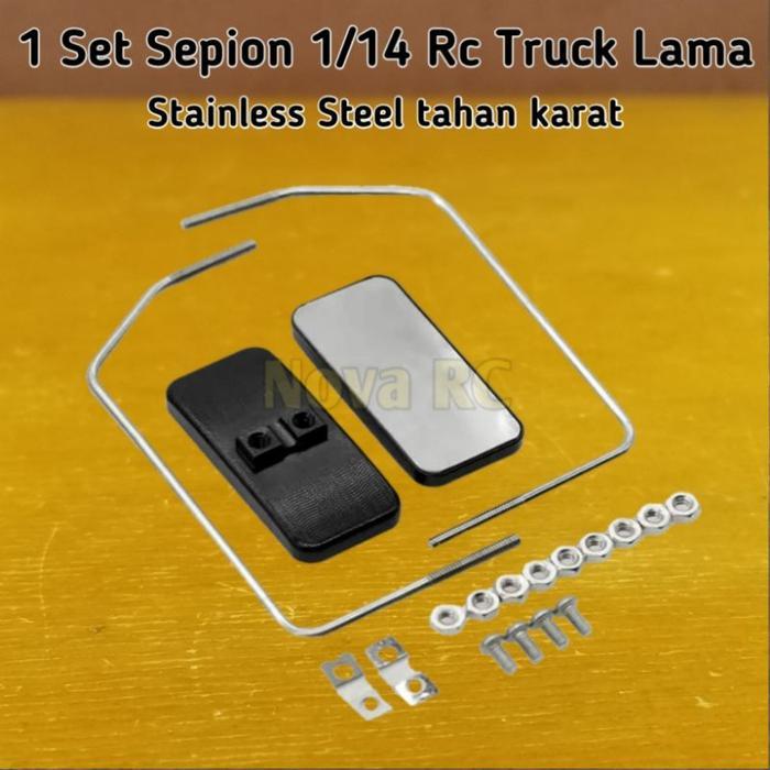 Set miror untuk Scania, Actros, Volvo rc truck 1/14 versi lama