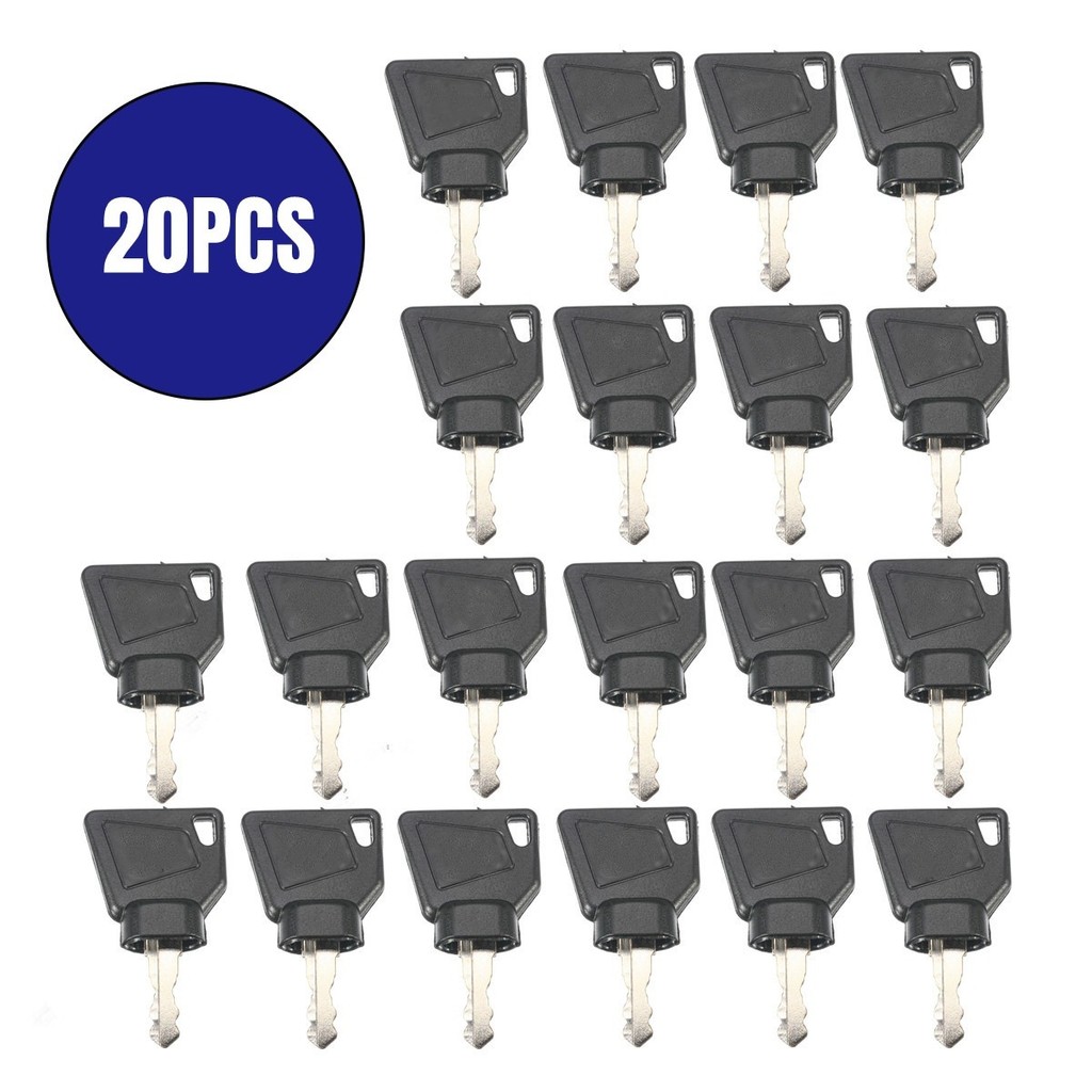 20 Pcs Ignition Start Key Switch Starter key For JCB 3CX Excavator Most JCB Machine Digger