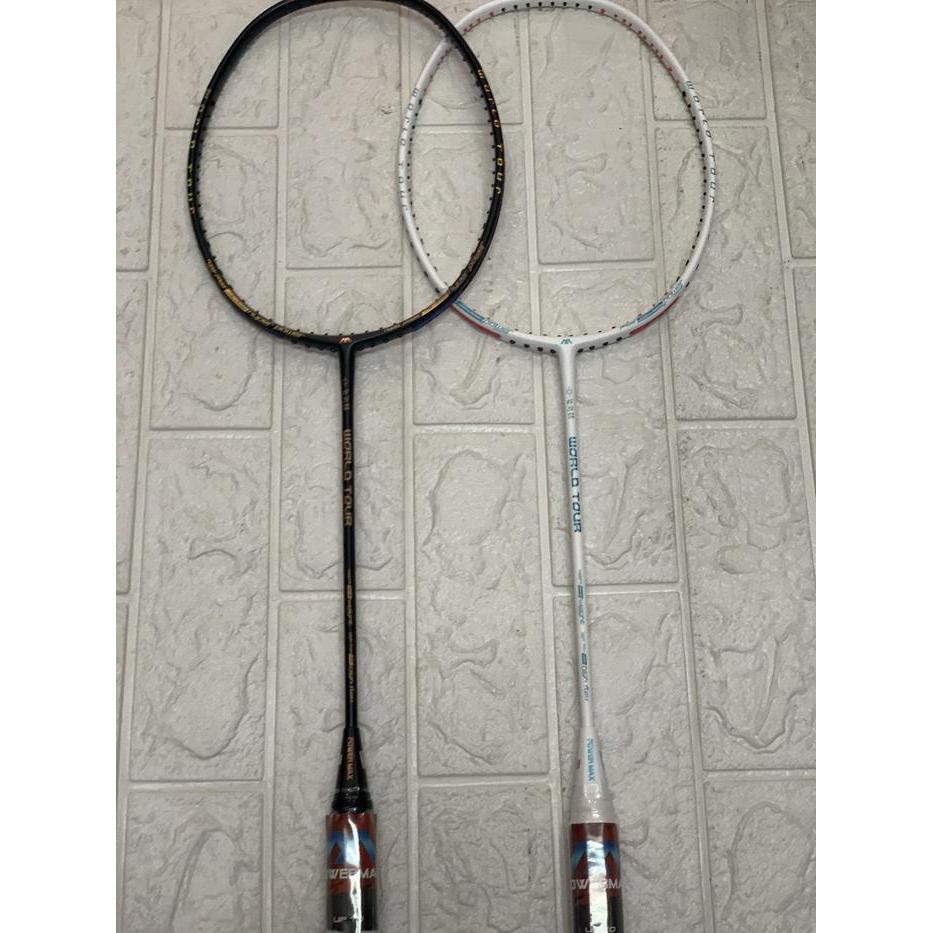 Raket Badminton Power max Powermax PREMIUM WORLD TOUR 4U G1 MAX 35 LBS
