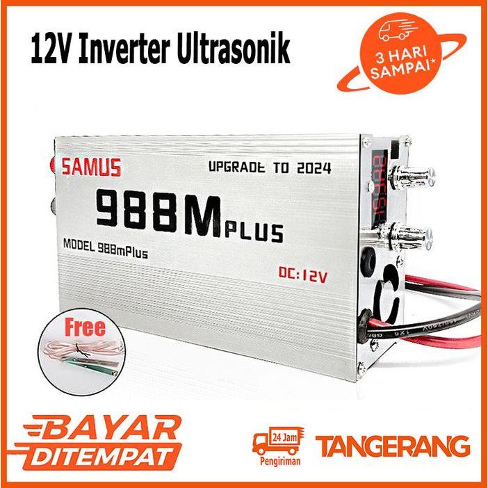 HOT SALE Ready SAMUS 988M Plus 3000W 12V SCR Output Dioda Pengatur Terkendali Silikon Inverter