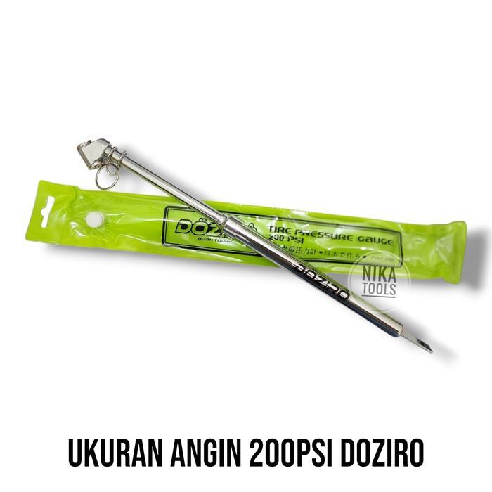 Ukuran Angin Ban 160psi & 200psi Doziro