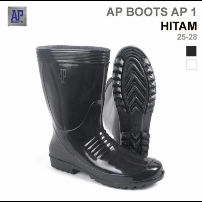 "New" Ap Boot Ap 1 Hitam pendek