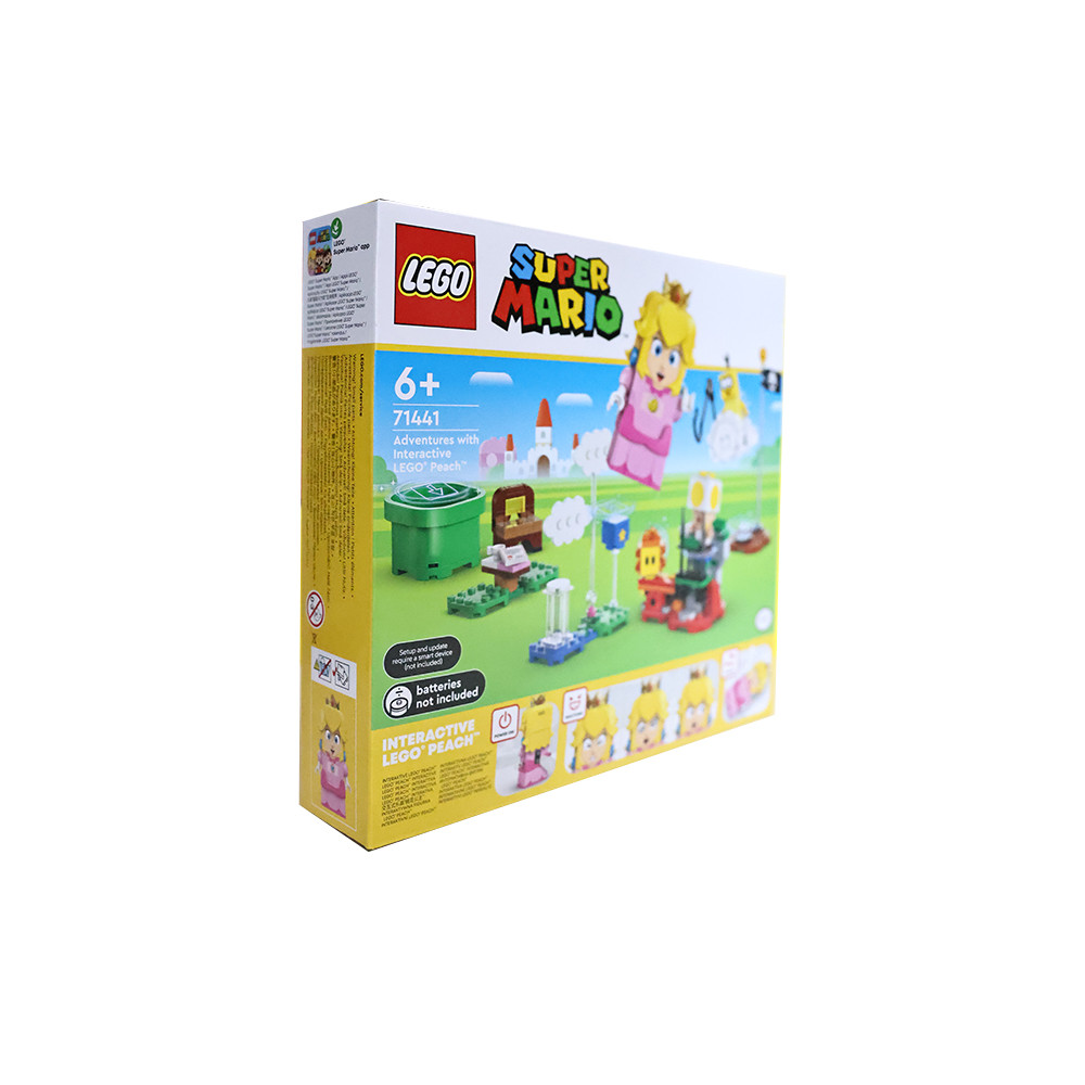 LEGO 71441 Super Mario Adventures with Interactive Peach Princess Toy Playset,Yellow Toad Figure,Toy