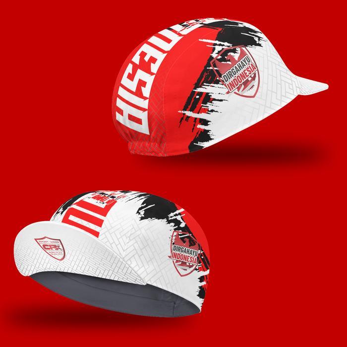 Topi Sepeda Lipat Cycling Cap Seli Dryfit Polymesh Outdoor
