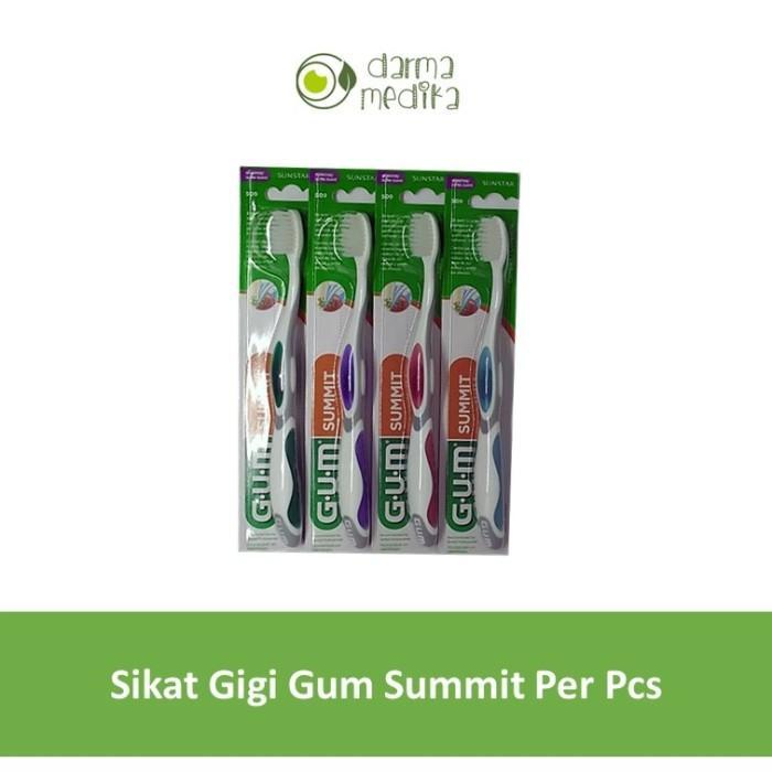 GUM SUMMIT SENSITIVE Toothbrush Sikat Gigi Gum Summit Untuk Gigi Gusi Sensitive MURAH