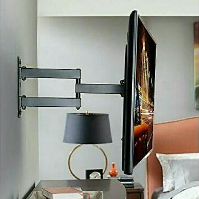 Bisa Gosend Bracket Tv Swivel Universal 24-40 Inch Anti Karat Dengan Baut Fisher Ring Cocok Untuk