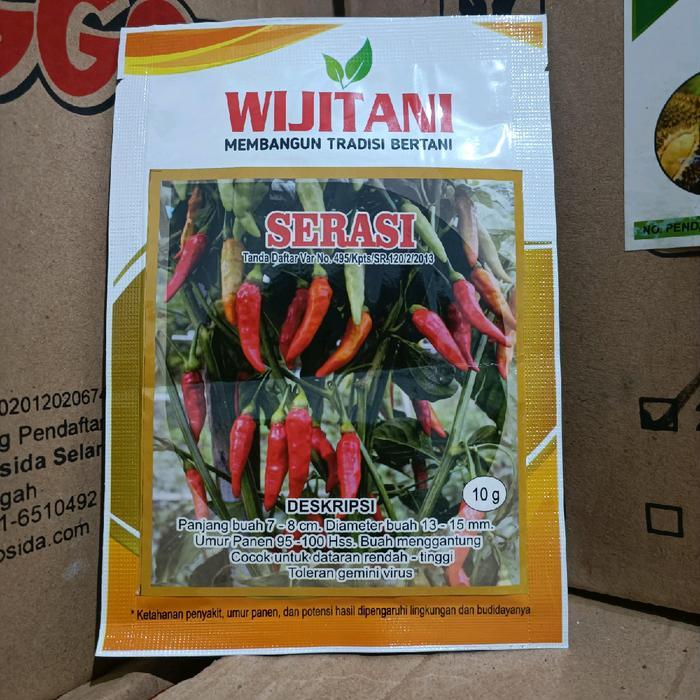 Merayakansenja Serasi Benih Cabai Rawit-10 Gram Original