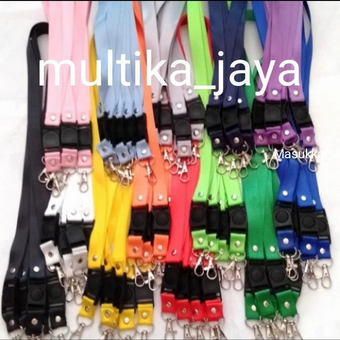 tali lanyard 2cm stopper warna