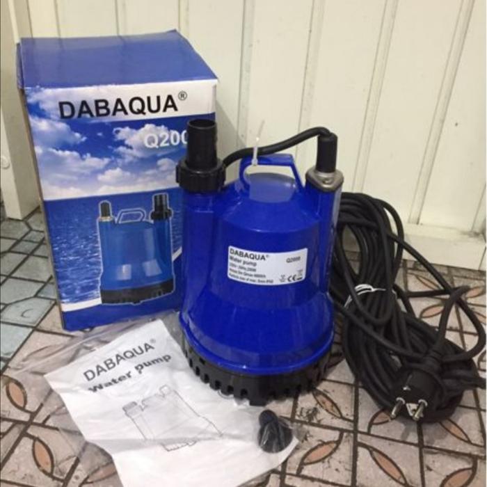 Pompa Air Celup Dabaqua Q2009 ( Kuras Tandon, Kolam Ikan, Banjir) Terjamin