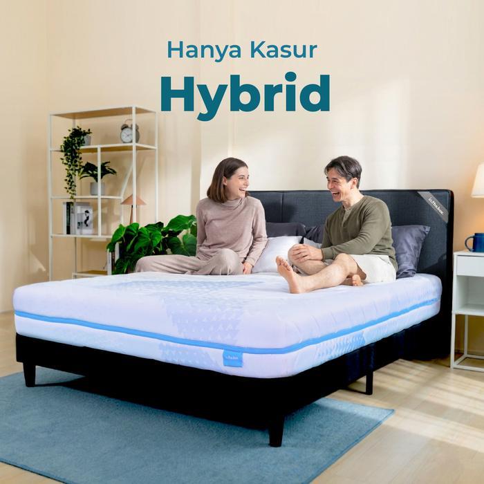 Kasur Busa Inthebox Hybrid Quilting Supersoft Tinggi 19 Cm Ukuran 180X200 (King) Free Bantal